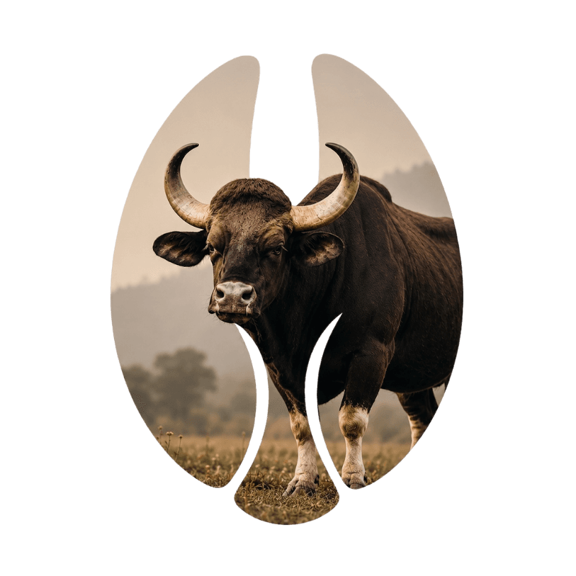 A Gaur in the Western Ghats